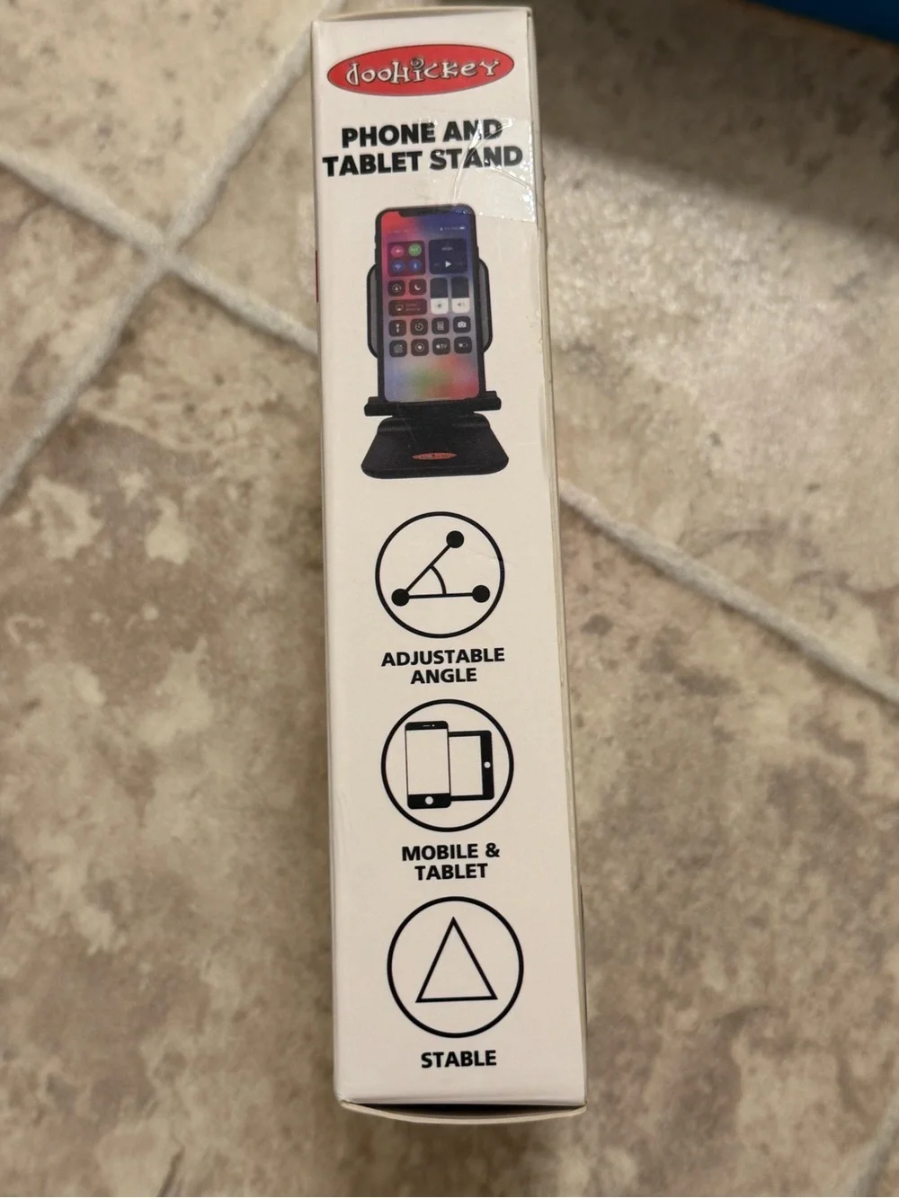 nwt as seen on TV DOOHICKEY phone and tablet stand in black